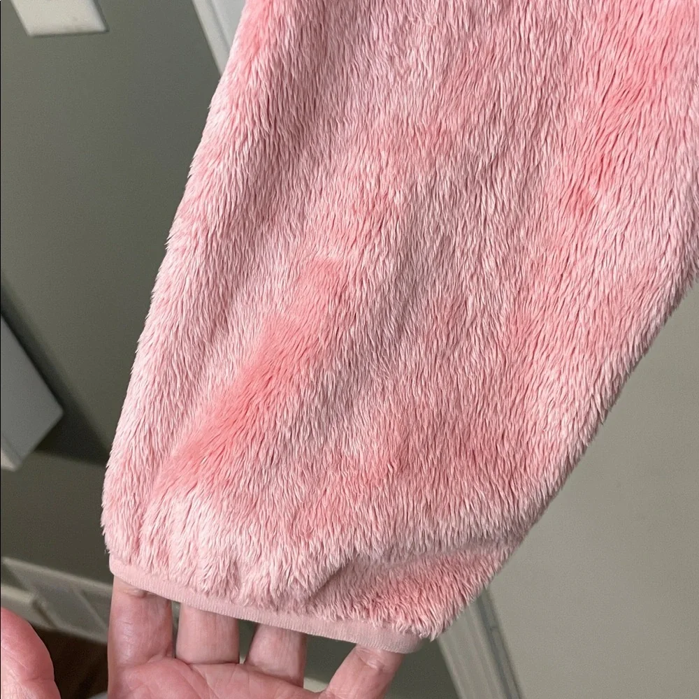 The North Face M Osito Bubble Gum Pink Fuzzy Fleece Jacket Size Medium Women - Picture 8 of 10